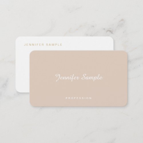 Professional Elegant Simple Creative Luxury Business Card