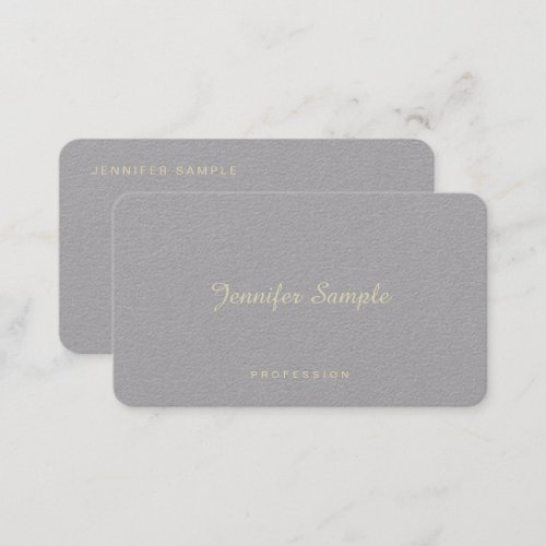 Professional Elegant Simple Creative Luxury Business Card