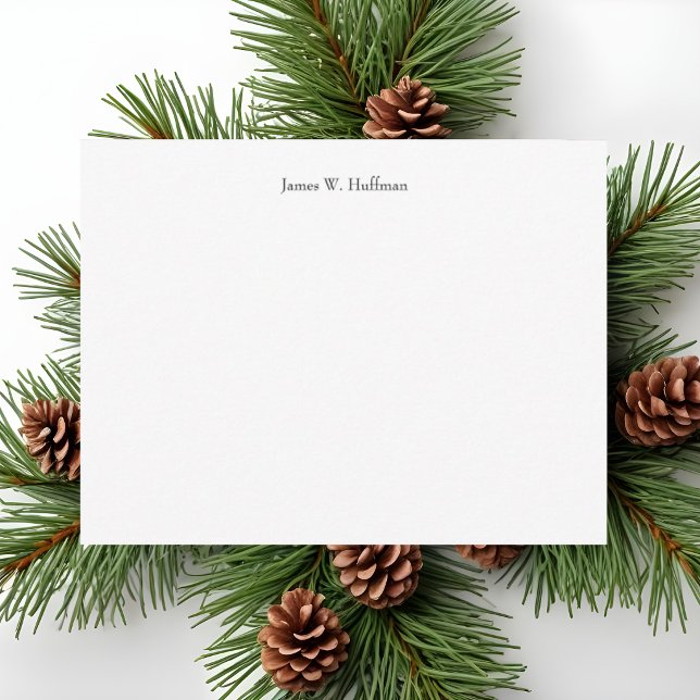 Professional Elegant Simple Note Card (Creator Uploaded)