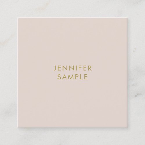 Professional Elegant Simple Template Modern Luxury Square Business Card