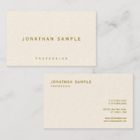 Professional Elegant Template Gold Text Luxurious