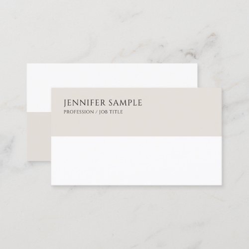 Professional Elegant Template Modern Simple Business Card
