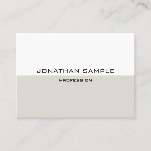 Professional Elegant Trend Colors Modern Template Business Card