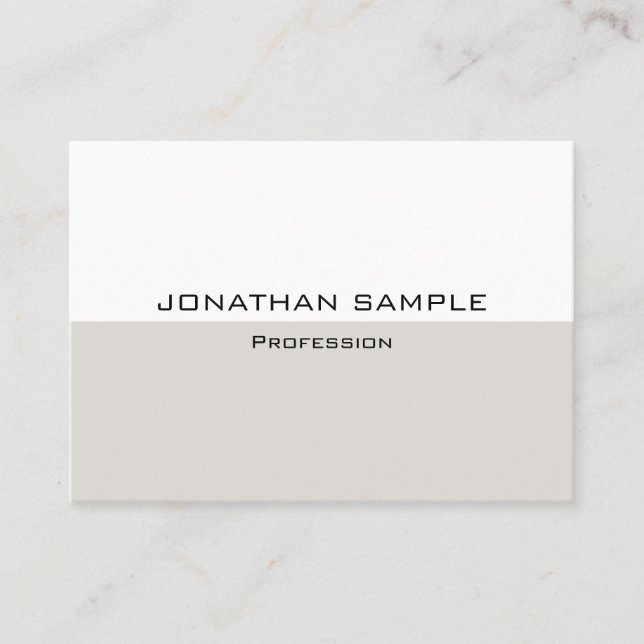 Professional Elegant Trend Colors Modern Template Business Card (Front)