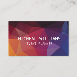 Professional Elegant Unique Modern Polygon Business Card