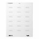 Professional Elegant White Simple Template Modern Label | Zazzle