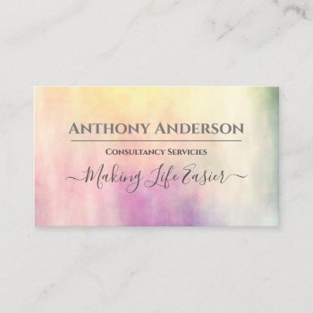 Professional Elegant  With Custom Slogan Business Card by CustomizePersonalize at Zazzle