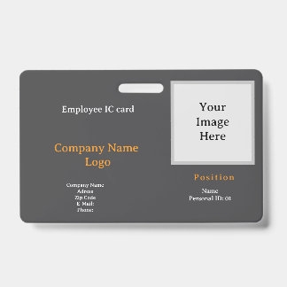 Professional Employee ID Card – Modern Badge