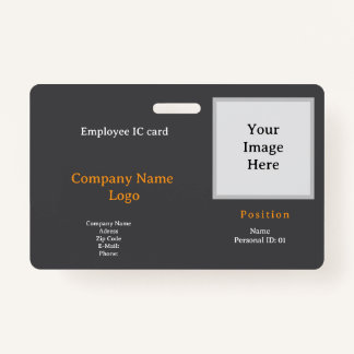 Professional employee ID - Modern Badge