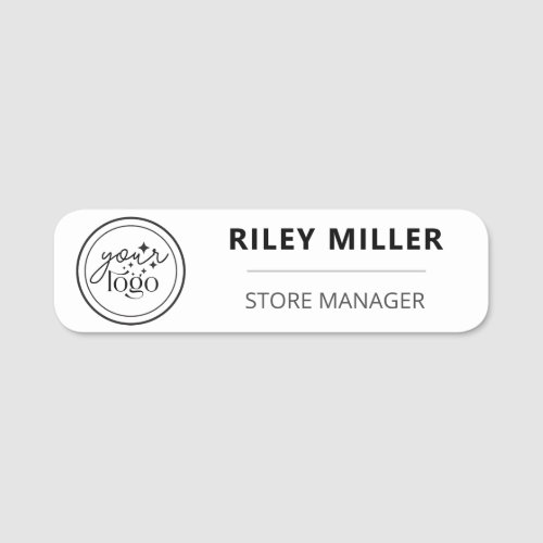 Professional Employee Magnetic Name Tag