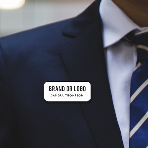 Professional Employee Name Business Logo   Name Tag