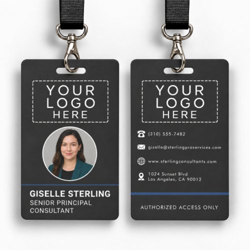 Professional Employee Photo Company Badge
