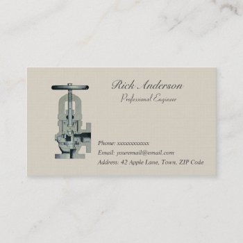 Professional Engineer Business Cards by VintageFactory at Zazzle
