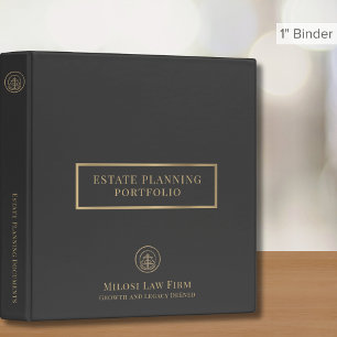 Professional Estate Planning Binder