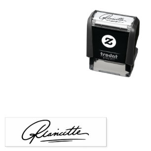 Professional Executive Custom Signature Self-inking Stamp