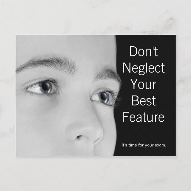 Professional Eye Exam Appointment Reminder Postcard Zazzle