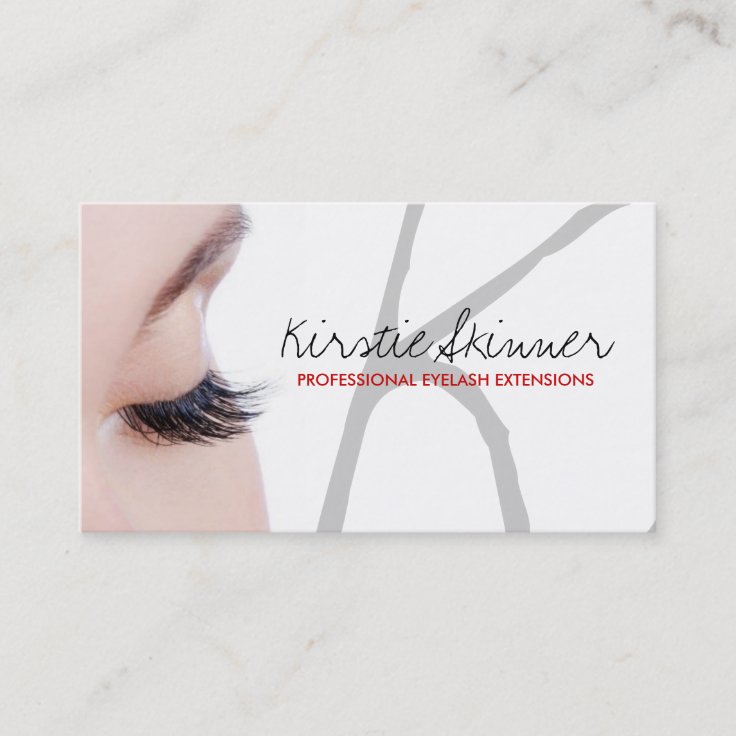 Professional Eyelash Extensions / Business Cards Zazzle