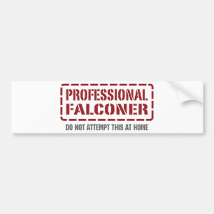 Professional Falconer Bumper Sticker