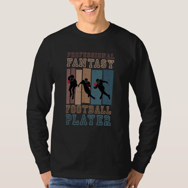 Professional Fantasy Football Player Costume  6 T-Shirt (Front)