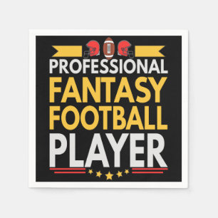 Professional Fantasy Football Player Lovers Gift Napkins