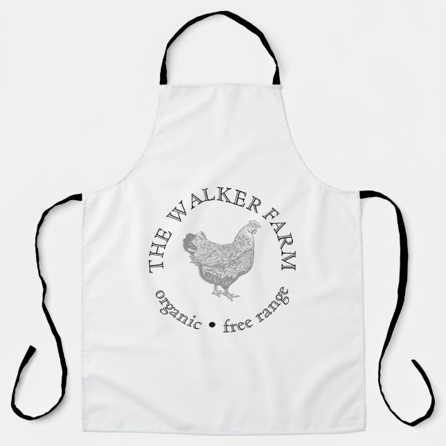 Professional  Farm Business Logo Apron (Front)