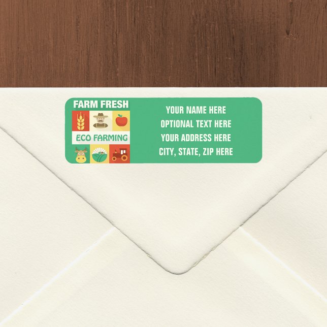 Professional Farmer Iconic Designed Label (Creator Uploaded)