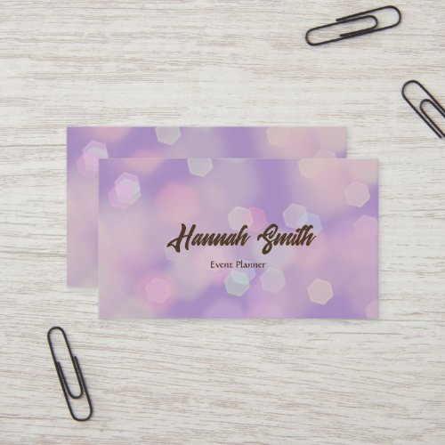 Professional faux glamorous modern elegant plain business card