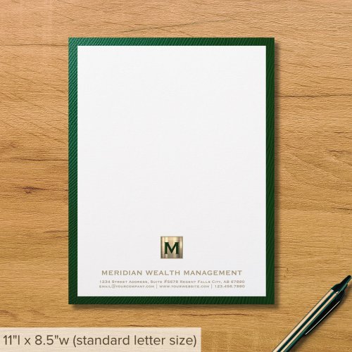 Professional Financial Letterhead