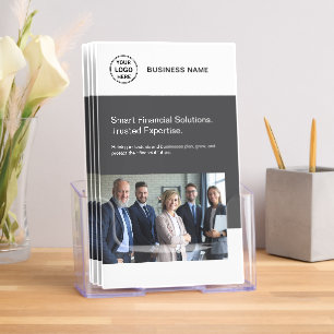 Professional Financial Services Business White Brochure