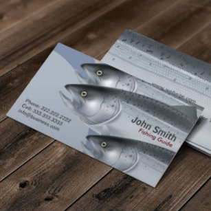 Professional Fishing Guide Service Business Card