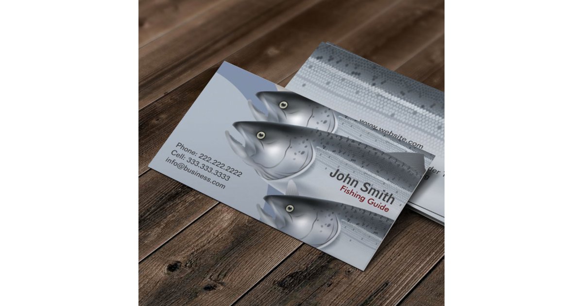 Professional Fishing Guide Service Business Card | Zazzle