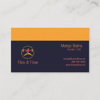 Professional Fitness Business Card