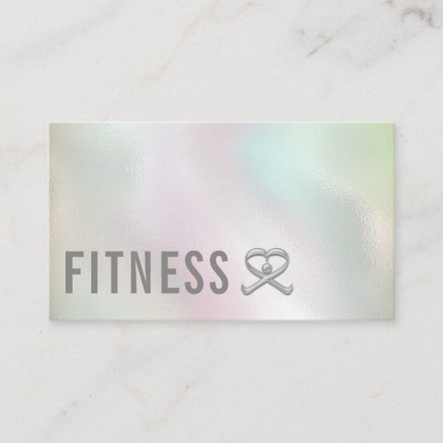 Professional fitness  personal trainer logo business card