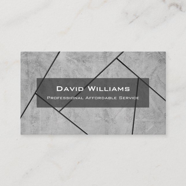 Professional Flooring and Tiler Business Card (Front)