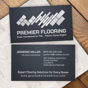 Professional Flooring Services -Floor installation Business Card