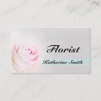 Professional Florist Flower Business Card