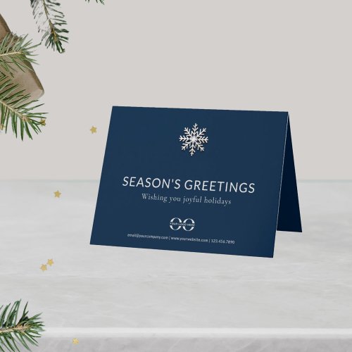 Professional Folded Corporate Holiday Card