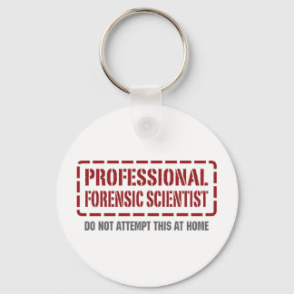 Professional Forensic Scientist Keychain