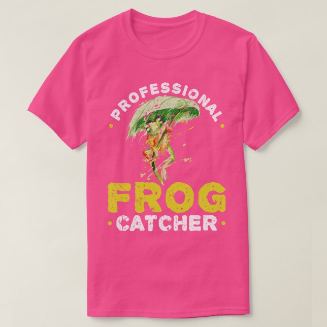 Professional Frog Catcher T-Shirt (Design Front)
