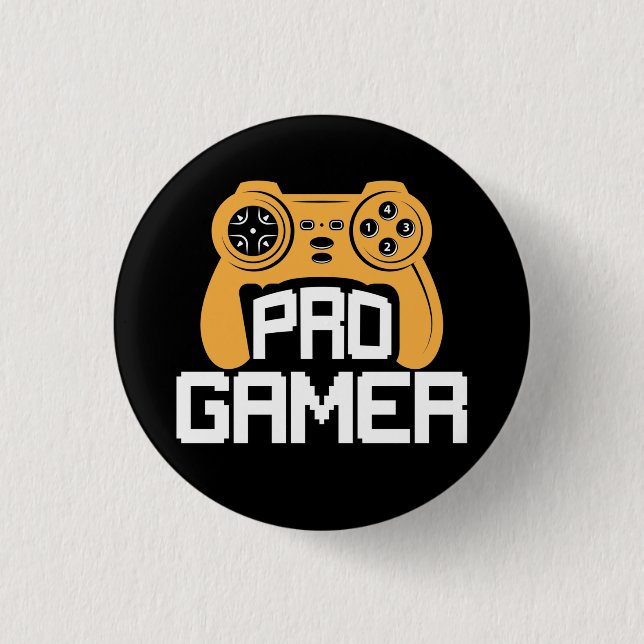 Professional Gamer Button (Front)