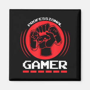 Professional Gamer Funny Gaming Quotes Gift For Pl Magnet
