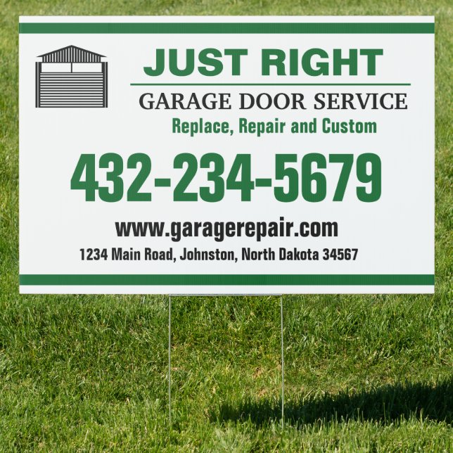 Professional Garage Door Service Sign (Insitu)