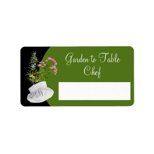 Professional Garden Fresh Food Label