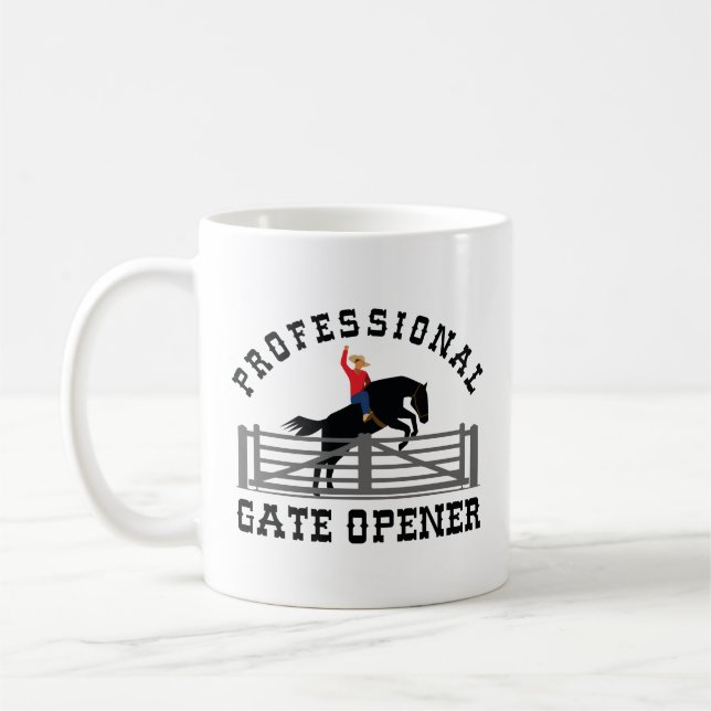 Professional Gate Opener Coffee Mug (Left)