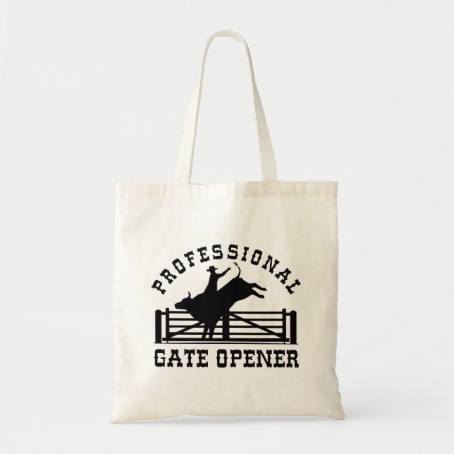 Professional Gate Opener Tote Bag (Front)
