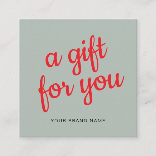 Professional Gift Card Voucher Discount Card