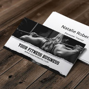 Professional Girl Personal Trainer Fitness Business Card at Zazzle
