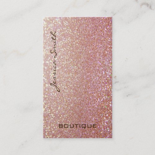 Professional glamorous elegant glittery Double-Sided standard business cards (Pack of 100)