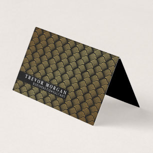Professional Gold Lux Weave Business Card