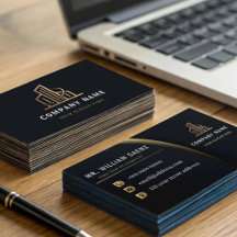 Professional Gold Real Estate Agent Logo